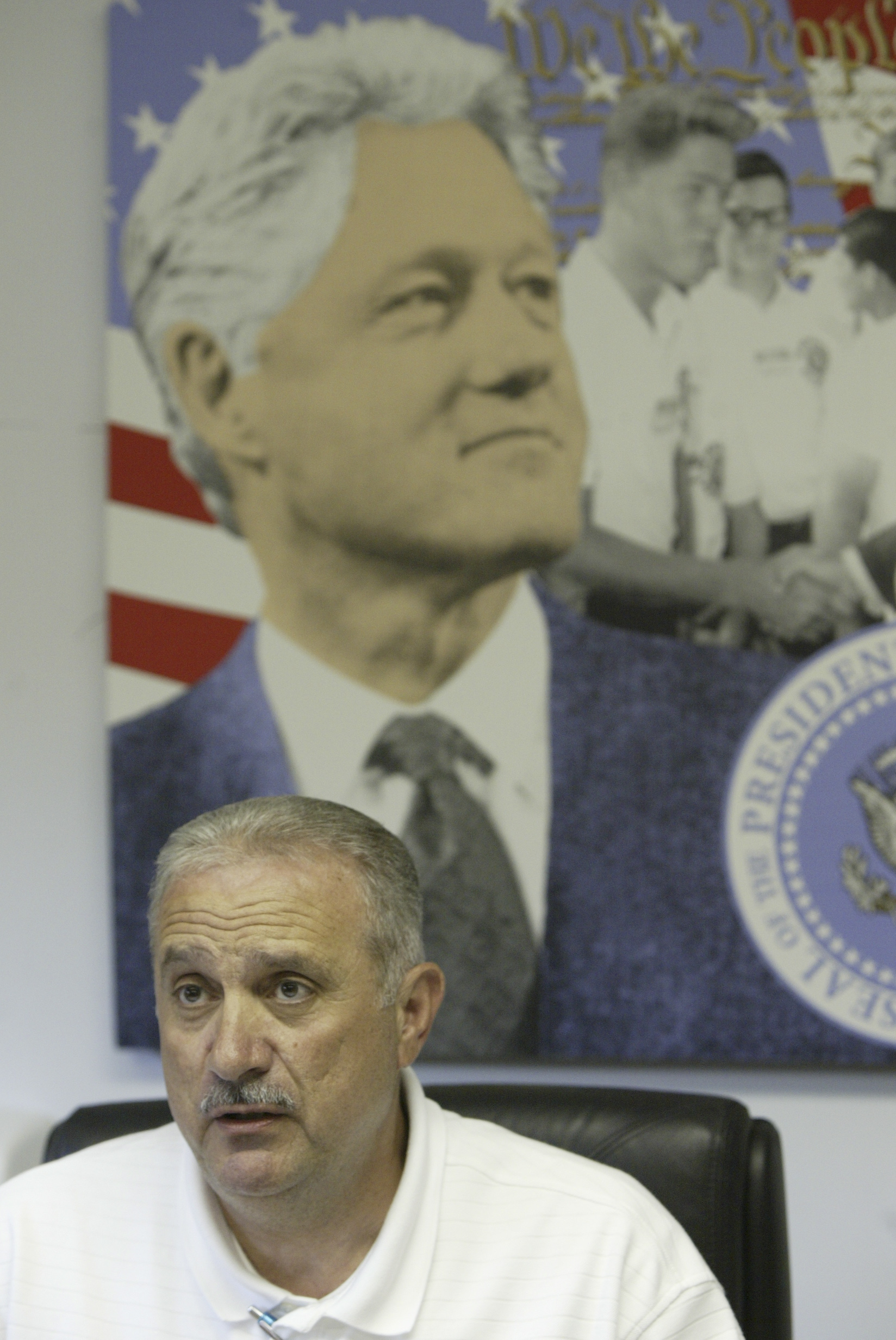 UAW 1112 President Jim Graham in his Lordstown office.
