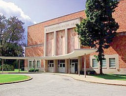 FATE UNCERTAIN: Will the city of Warren continue funding the historic W.D. Packard Hall on Mahoning Avenue in light of the city’s sagging finances?