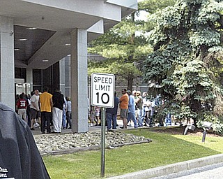 <p>VOTING ON CONTRACT: Jim Graham, president of United Auto Workers Local 1112, assesses vote turnout Thursday at the Metroplex Hotel in Liberty. Several of the autoworkers said they were relieved when they heard the details of the GM-UAW agreement that was reached by GM and UAW negotiators last week.