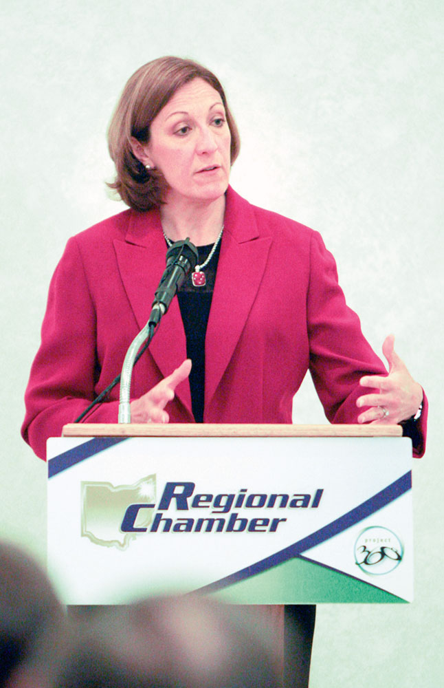 Jennifer Brunner, Ohio’s Secretary of State and candidate for the U.S. Senate, will speak at a Regional Chamber luncheon at the Byzantine Centre in Youngstown.