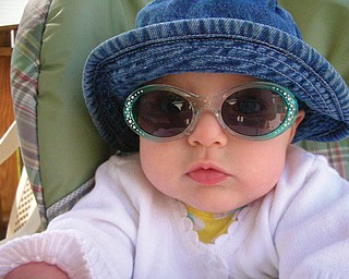 AVA ACEVEDO, 7 months, is the daughter of Rob and Toni Acevedo and granddaughter of Paula Shields, all of Boardman.