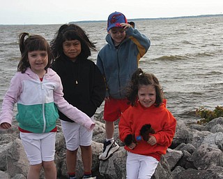 "Not So Red, White and Blue” was the Memorial Day attire at Lake Erie for the VARI-COPPOLA family siblings — Carli, 4; Kate, 6; Patrick, 4; and Lily, 4; all of Lowellville.The kids were bundled up because the wind was kicking up and there was a chill in the air, according to Mom, Jodi.