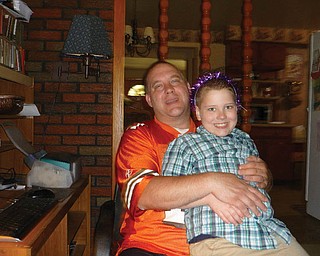John Cottrell, 42, and Christopher, 7, of Boardman.
