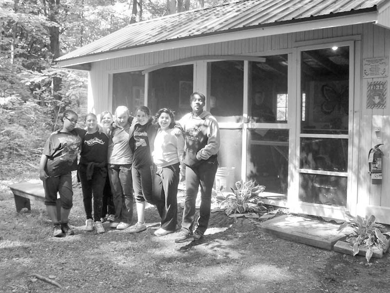 <p>Special to The Vindicator</p>
<p>MISSION ACCOMPLISHED: After completing all the requirement in order to receive a Girl Scout Bronze Award, some happy campers enjoy a moment together outdoors at Camp Sugarbush in Kinsman. Satisfied with their accomplishments are, from left, Alexis Hunter, Marisa DeSalvo, Amanda Paynter, Macy Bigley, Miamee Buccella, Toniann Minardi, and Xavier Barrett.</p>