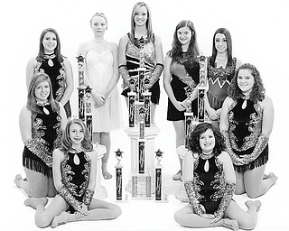 <p>Special to The Vindicator</p>
<p>WINNERS: Shown with the trophies they received during the Marching Auxiliaries Ohio Classic Regional Competition in Westerville are, from left, seated, Celia Melillo and Riley Timms; kneeling, Amanda Orr and Kerry Kingsley; and standing, Meghan Susko, Emmy Graffius, Rebecca Platt, Monica Mattiussi and Dina Notareschi. Missing from the picture are other winners, Madeline Crish and Megan Howard.</p>