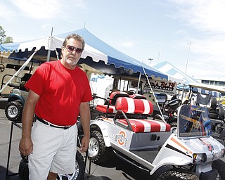 Ron Kost of Columbiana at his tent for the Mahoning Valley Rib Burnoff Saturday June 27, 2009
Lisa-Ann Ishihara