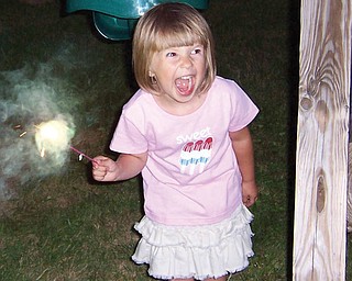 Natalie DeSantis was 3 when she was celebrating the Fourth of July in 2008. She is the daughter of Chris and Chris DeSantis of Poland.