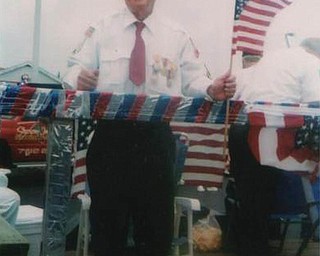 Frank T. Bodnar Jr. of Austintown, pictured at the July 4, 2005, parade, is a proud U.S. Army decorated veteran of World War II. He fought to preserve our freedom in the China-Burma-India Theater.