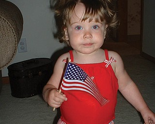 This picture of Veronica Cionni was taken July 4, 2006, when she was 15 months old. She is the daughter of Brian and Krissie Cionni of Boardman.