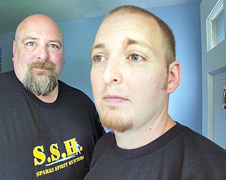 Brothers Jim, left, and Jared Sparks run Sparks Spirit Hunters. They search for ghosts and paranormal activity.