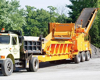 Boardman's recycling equipment known as The Beast.