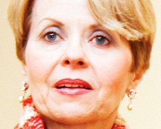 Mary Lariccia at the Boardman Community Center groundbreaking, Thursday February 5, 2009[The Vindicator/Lisa-Ann Ishihara]