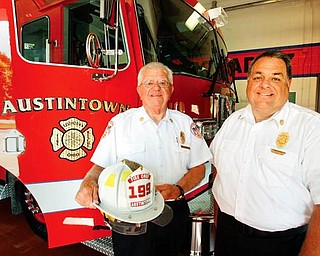Fire Chief Andy Frost Jr. and Asst. Fire Chief Andy Frost III have worked together for more than 20 years.