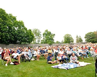 Thousands of people fill the 2.5 acres of space at the Judge Morley Pavilion Sunday, July 19, 2009 to enjoy the free show by Big Bad Voodoo Daddy.