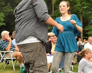 Dancing to Big Bad Voodoo Daddy, Sunday, July 19, 2009 at the Judge Morley Pavilion in the Mill Creek Metro Parks. The performance was part of the 7UP Summerfest Series at the mill Creek MetroParks.