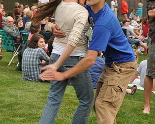 Dancing to Big Bad Voodoo Daddy, Sunday, July 19, 2009 at the Judge Morley Pavilion in the Mill Creek Metro Parks. The performance was part of the 7UP Summerfest Series at the mill Creek MetroParks.