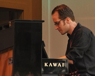 Joshua Levy of Big Bad Voodoo Daddy at the Judge Morley Pavilion.