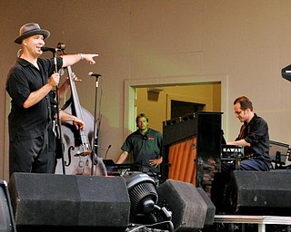 Big Bad Voodoo Daddy perform at the Judge Morley Pavilion in the Mill Creek MetroParks July 19, 2009.