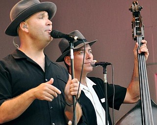 Scotty Morris and Dirk Shumaker of Big Bad Voodoo Daddy