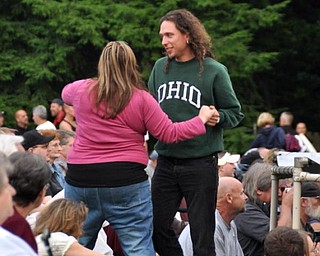 Dancing to Big Bad Voodoo Daddy, Sunday, July 19, 2009 at the Judge Morley Pavilion in the Mill Creek Metro Parks. The performance was part of the 7UP Summerfest Series at the mill Creek MetroParks.
