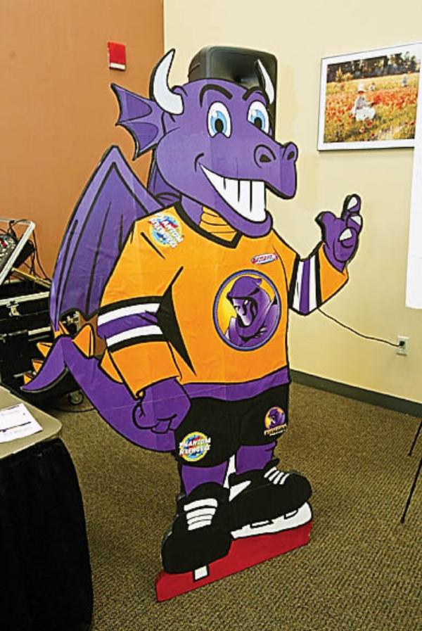 New mascot for Youngstown Phantoms. wd lewis