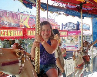 Madalyn Rose Smith of Boardman was at the festival at the Southern Park Mall this summer.