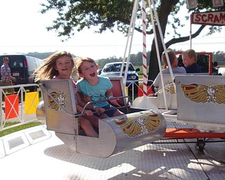 Maddie Moran and her friend, Madison Keich, are at the Canfield Fair.