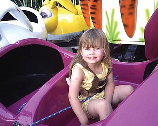 Summer Swiskoski, daughter of Jimmy and Shannon Swiskoski of Cornersburg, at the St. Christine's Festival.