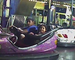 There is nothing like the bumping cars at the Canfield Fair, according to Ramon Aponte and his sister, Alicia Cortez.