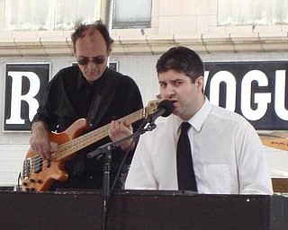 The Leonard Cohen Ensemble I with Jeff Bremer (sitting in) and Dean Anschutz at the Pig Iron Fest.