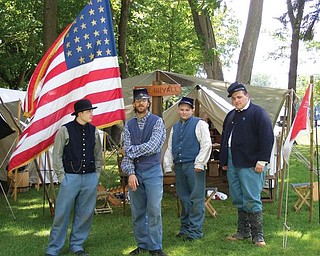 This picture of the Civil War encampment with members of the 61st OVI Company D was taken by Kayla Windsor at the Celebrate Poland Independence Day Celebration in June.