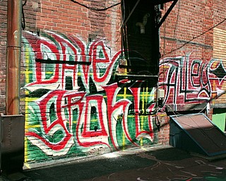 David Grohl Alley was dedicated today in Warren.