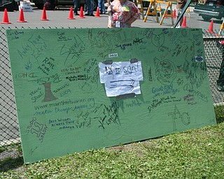 David Grohl Alley dedication ceremony in Warren.