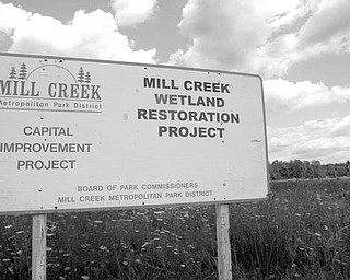 This 48-acre site owned by the Mill Creek MetroParks system is being restored to its original wetland environment.