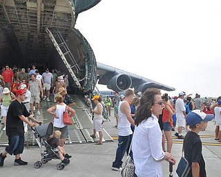 The Thunderbirds at the Youngstown Air Show, Sunday, August 9, 2009.