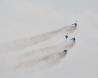 The Thunderbirds at the Youngstown Air Show, Sunday, August 9, 2009.