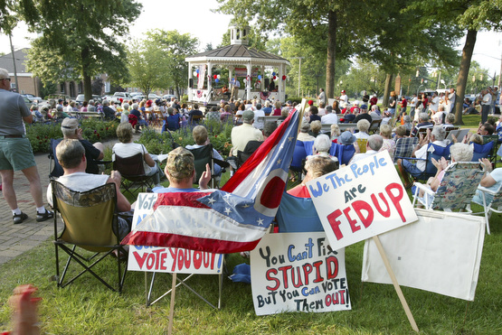 Tea Party, Canfield Green Friday August 14, 2009
