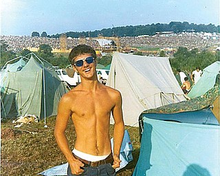 PACEC, MAN: Jim McCreary was a 20-year-old college student when this picture of him was taken at Woodstock in Bethel, New York, in 1969. The Canfield native said the festival was a magical moment.