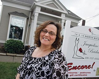 Jacqueline Stout is opening Jacqueline's Bridal on the corners of McKinley Way and Main Street in Poland in Poland -
Thursday July 30, 2009
Lisa-Ann Ishihara