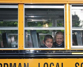 Jordan Pellin and Jimmy Goske are heading to West Boulevard Elementary School Boardman.