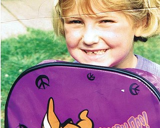 Julia Kirchner was photographed on her first day of kindergarten at St Christines School by her grandfather, Anthony Julian of Youngstown.