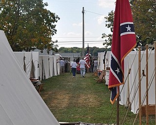 Civil War Encampment at the Canfield Fair.