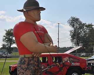 The Marines at the Canfield Fair. Sept. 4, 2009