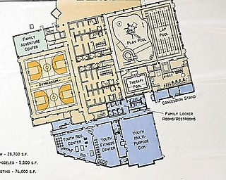 UPGRADE PLAN: The addition will be to the south and east of the current structure, which is 74,000 square feet.
