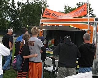 McDonald at Mineral Ridge Blitz Tailgate Party. Sept. 11, 2009.