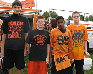 McDonald at Mineral Ridge Blitz Tailgate Party. Sept. 11, 2009.