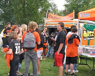 McDonald at Mineral Ridge Blitz Tailgate Party. Sept. 11, 2009.