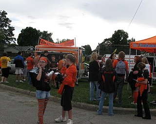 McDonald at Mineral Ridge Blitz Tailgate Party. Sept. 11, 2009.