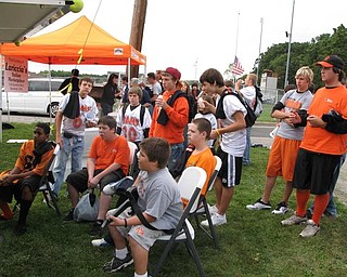 McDonald at Mineral Ridge Blitz Tailgate Party. Sept. 11, 2009.