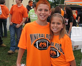 McDonald at Mineral Ridge Blitz Tailgate Party. Sept. 11, 2009.